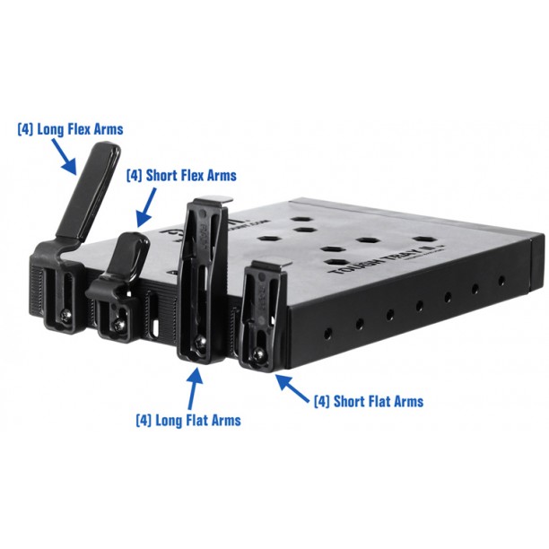 RAM® Tough-Tray ™ II verende vergrendeling  netbook- / tablethouder