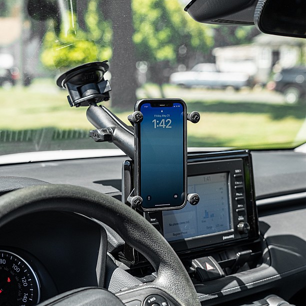 RAM® X-Grip® middelgroot telefoonhouder met RAM® Twist-Lock™ Zuignap