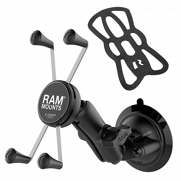 RAM® X-Grip® middelgroot telefoonhouder met RAM® Twist-Lock™ Zuignap