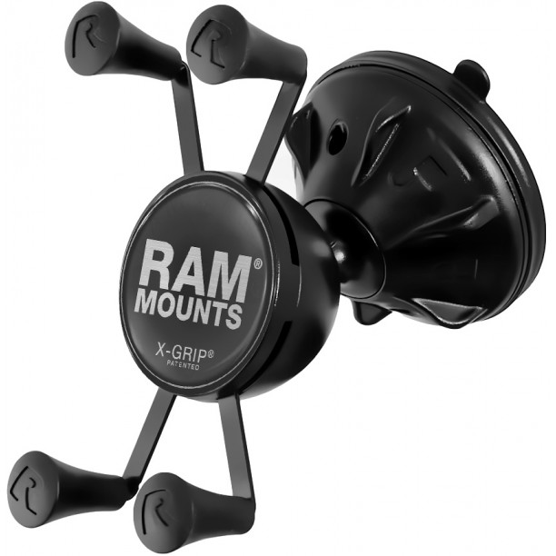 RAM® X-Grip® Phone Mount with RAM® Mighty-Buddy™ Suction Cup