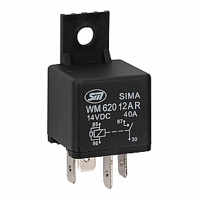 Miniatuur relais met isolatie beugel 1A bedrading standaard coll met weerstand 12V, 40A