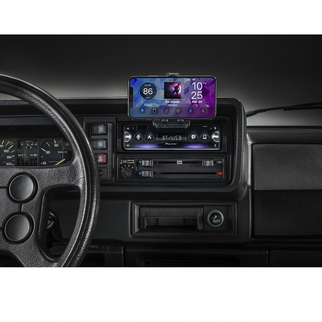 Pioneer SPH-10BT 1-DIN Radio met Bluetooth en USB | Audio4cars