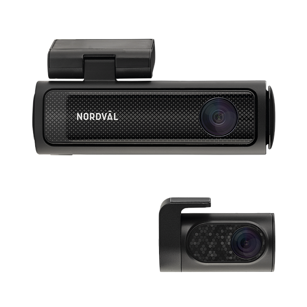 Nordväl DC202 2CH Dashcam 4K + GPS + Wi-Fi 128GB