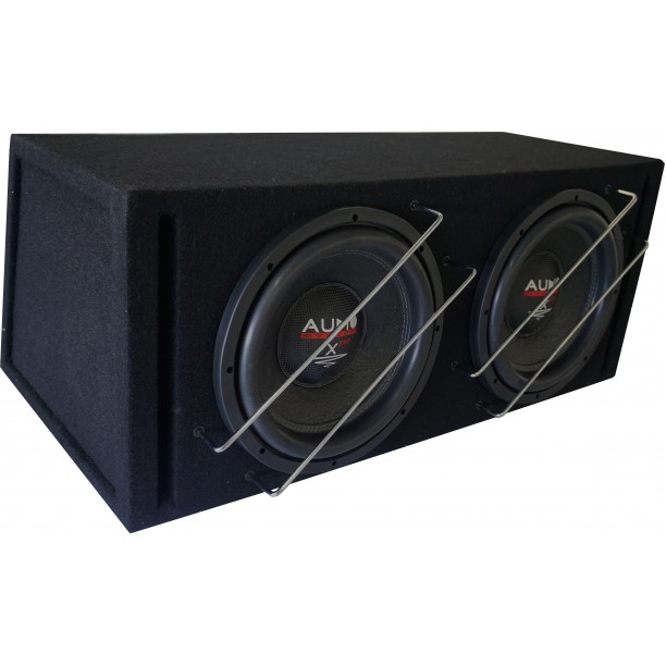 X--ion-Serie LONG STROKE Boom Box Subwoofer 2x 42 liter open box met 2x X12 EVO, 2x 1500/1000 Watt