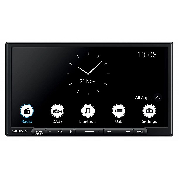 Sony XAV-AX6050 2-DIN Autoradio met scherm Multimedia DAB+, Apple Carplay, Android Auto