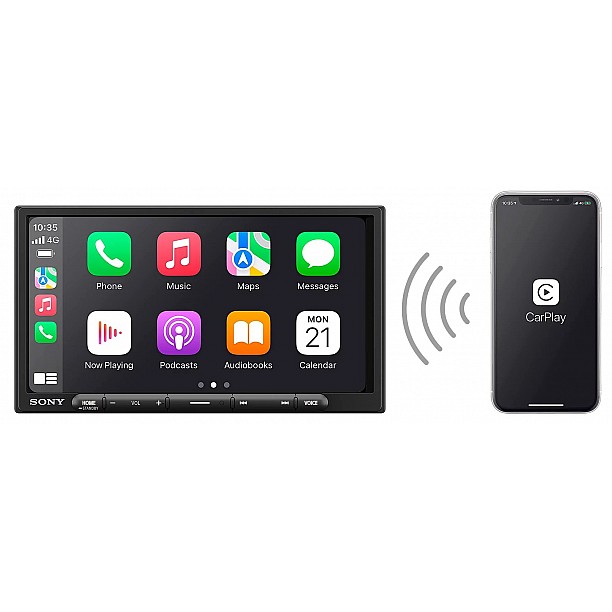 Sony XAV-AX6050 2-DIN Autoradio met scherm Multimedia DAB+, Apple Carplay, Android Auto