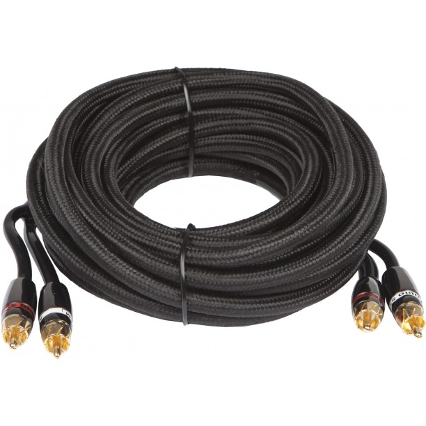 AUDIO-SYSTEEM HIGH-END cinch-kabel. 6000mm OFC cinch-kabel met SNAKE-SKIN