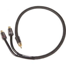 AUDIO SYSTEM HIGH-END 300 mm RCA kabel Y-RCA cable (1x connector M and 2x connector F)