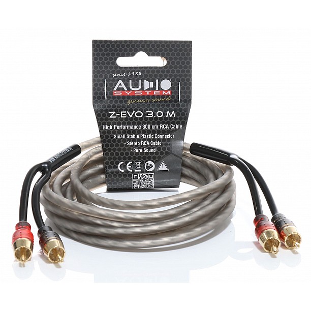 AUDIO SYSTEM HIGH-PERFORMANCE RCA-KABEL Cinch-kabel van 3000mm AUDIO SYSTEM HIGH-PERFORMANCE RCA-KABEL Cinch-kabel van 3000mm