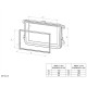 2-DIN Paneel Ford Ranger 2012-2014 Kleur: Zwart Met Display 2-DIN Paneel Ford Ranger 2012-2014 Kleur: Zwart Met Display