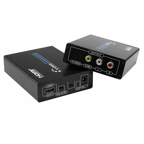 HDMI 1.3 naar CVBS converter Apple devices PAL/NTSC; 12V; 480P/720P/1080P input HDMI 1.3 naar CVBS converter Apple devices PAL/NTSC; 12V; 480P/720P/1080P input