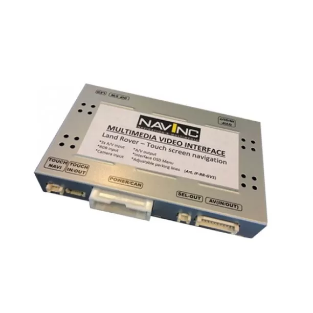 Multimedia 3x A/V interface + CAM + RGB input + A/V output Range Rover with Touchscreen Multimedia 3x A/V interface + CAM + RGB input + A/V output Range Rover with Touchscreen