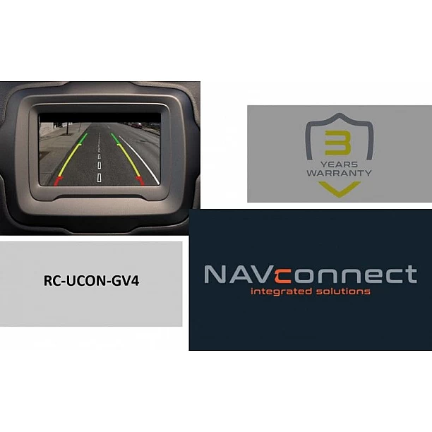 Rear & Front camera interface FCA Uconnect 7