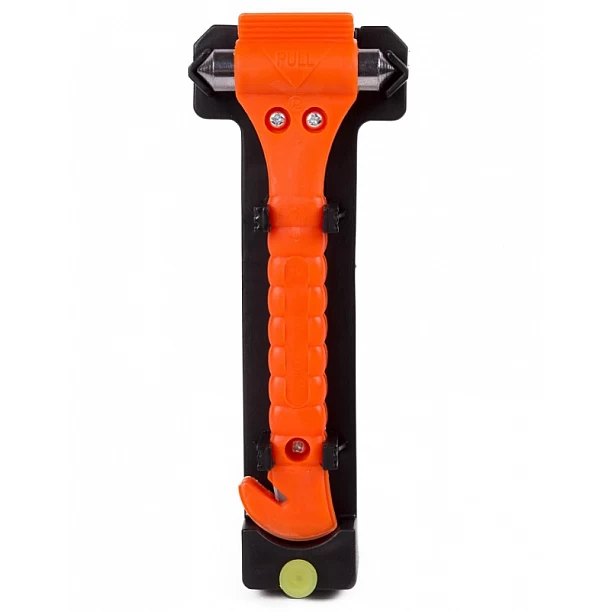 Veiligheidshamer, noodhamer, inclusief houder voor bevestiging in uw auto