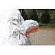 Autohoes met ritssluiting, reflecterend, 120gr + katoen, Zilver, maat: SUV/VAN L