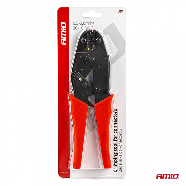 Krimptang voor connectoren 0,5-6,0 mm2