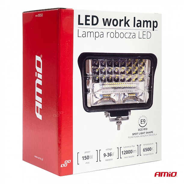 Werklamp AWL41 50 LED Spotlight 9-36V, afm: 110x170x60mm