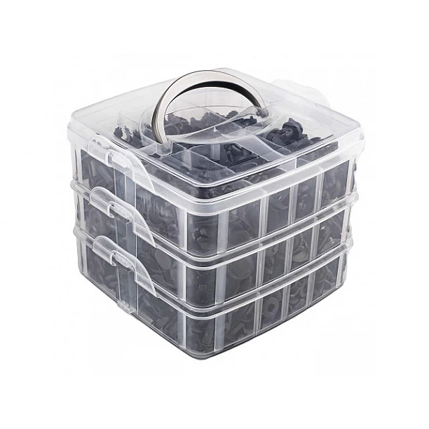 Universele set met 620stuks Automotive clips plus pinnen en gereedschap
