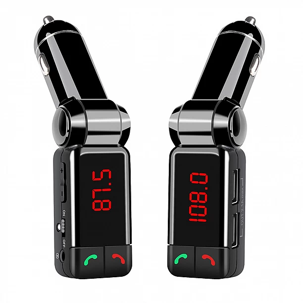 FM Transmitter 2×USB-A 12V 24V