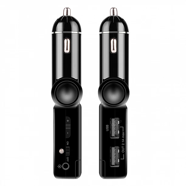 FM Transmitter 2×USB-A 12V 24V