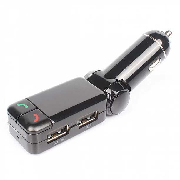 FM Transmitter 2×USB-A 12V 24V