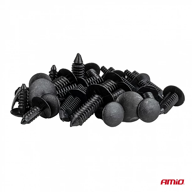 Set met 146stuks Automotive clips en bevestigingspinnen