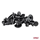 Set met 190stuks Automotive clips en bevestigingspinnen