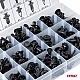 Set met 190stuks Automotive clips en bevestigingspinnen