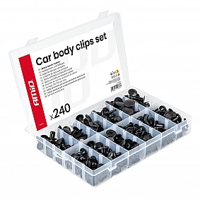 Set met 240stuks Automotive clips en bevestigingspinnen