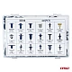 Set met 415stuks Automotive clips en bevestigingspinnen