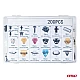 Set met 200stuks Automotive clips en bevestigingspinnen