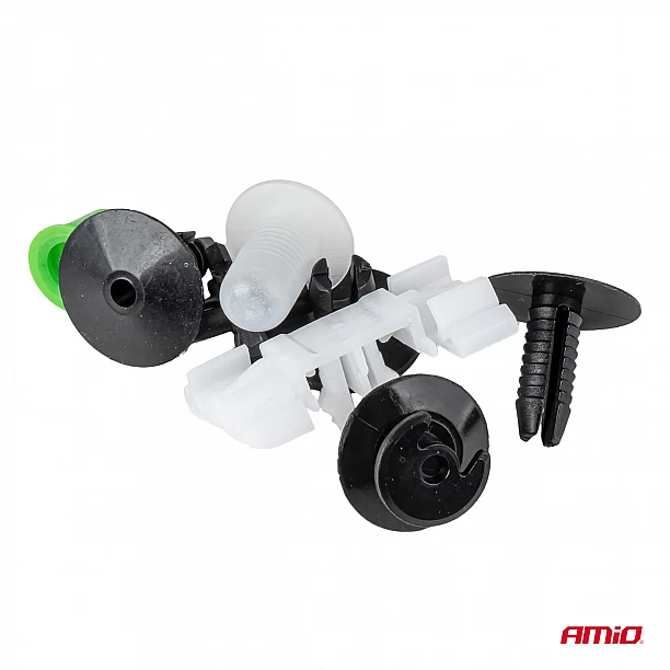 Set met 290stuks Automotive clips en bevestigingspinnen