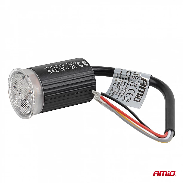 Waarschuwingslamp LED R65, 12 & 24V 12W