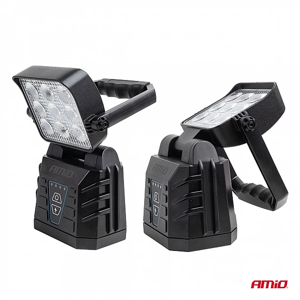 Werklamp en waarschuwingslamp LED, 15W (batterij)