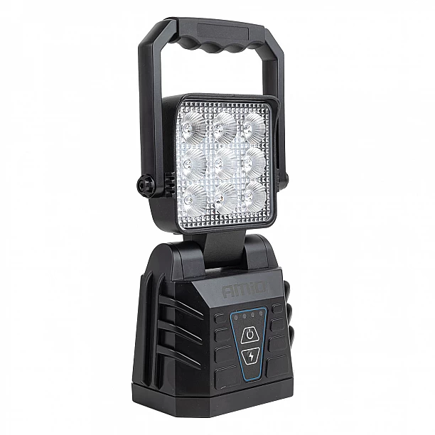 Werklamp en waarschuwingslamp LED, 15W (batterij)