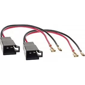 Speaker Adapter Kabel(2x) Div.modellen Opel-Renault-Seat-VW-Citroën-Nissan-Mercedes-Dacia-Skoda-Seat