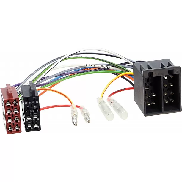 Radio Aansluitkabel ISO aansluiting > ISO Stecker Eventueel Klem 15/30 draaibaar Radio Aansluitkabel ISO aansluiting > ISO Stecker Eventueel Klem 15/30 draaibaar