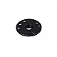 Zirkona ronde plaat - apparaat of voetplaat black (601060) Zirkona ronde plaat - apparaat of voetplaat black (601060)