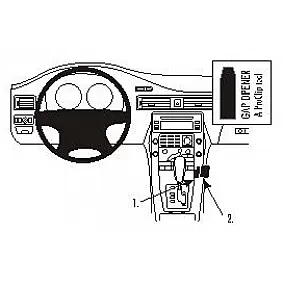 Houder - Brodit ProClip - Volvo S80/ V70 II / XC70 Angled mount