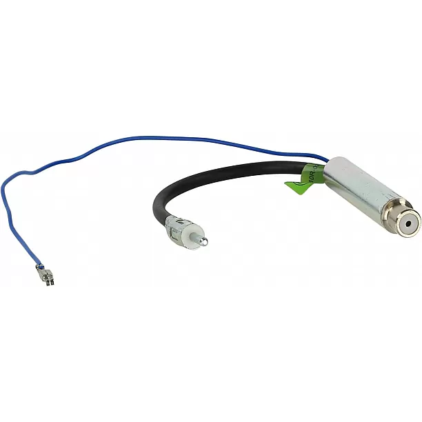 Antenne adapter met phantom power supply ISO (f) -> DIN (m) Antenne adapter met phantom power supply ISO (f) -> DIN (m)
