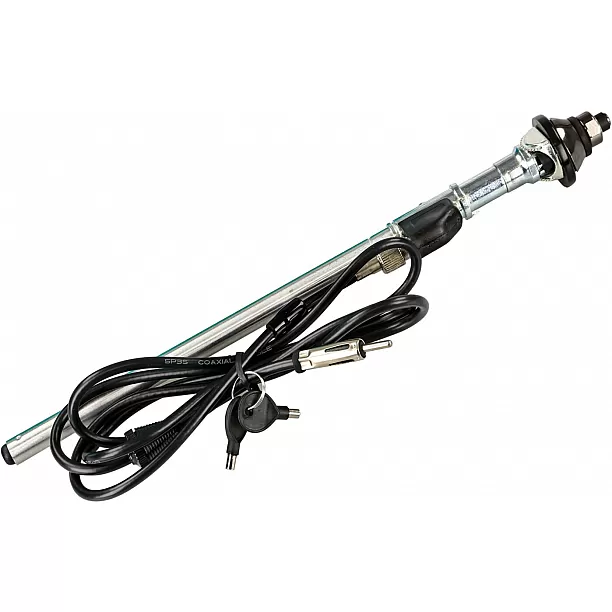 Calearo universele telescoop Antenne chroom Incl. 1.5 mtr kabel Calearo universele telescoop Antenne chroom Incl. 1.5 mtr kabel