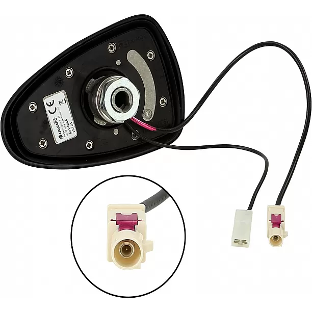 Calearo Shark 2 radio AM / FM antenne excl. verlengkabels Calearo Shark 2 radio AM / FM antenne excl. verlengkabels