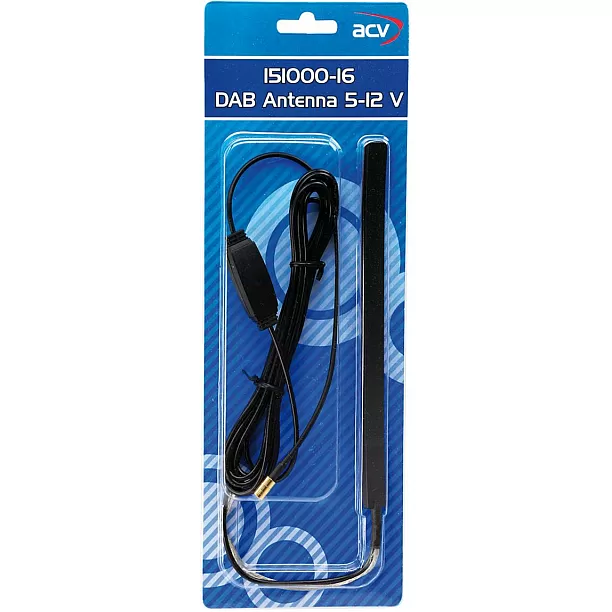 Universele DAB plakantenne met 3.00 mtr. DAB+ SMB F Universele DAB plakantenne met 3.00 mtr. DAB+ SMB F