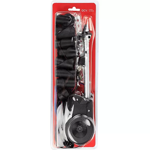 ACV Electrische telescoop antenne AM/FM voor spatscherm - Zwart ACV Electrische telescoop antenne AM/FM voor spatscherm - Zwart