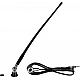 Universele opbouw antenne chroom AM / FM (DAB+ ready), rubber spriet Universele opbouw antenne chroom AM / FM (DAB+ ready), rubber spriet