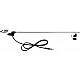Raamstijl antenne AM/FM chroom 100cm 3 delig uitschuifbaar Raamstijl antenne AM/FM chroom 100cm 3 delig uitschuifbaar