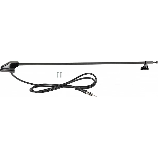 Raamstijl antenne AM/FM zwart 100cm 3 delig uitschuifbaar Raamstijl antenne AM/FM zwart 100cm 3 delig uitschuifbaar