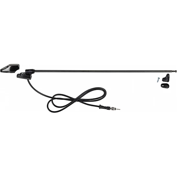 Raamstijl antenne AM/FM zwart 100cm 3 delig uitschuifbaar Raamstijl antenne AM/FM zwart 100cm 3 delig uitschuifbaar