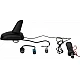Shark dakantenne AM/FM incl adapters DIN & Fakra (phantom) Shark dakantenne AM/FM incl adapters DIN & Fakra (phantom)