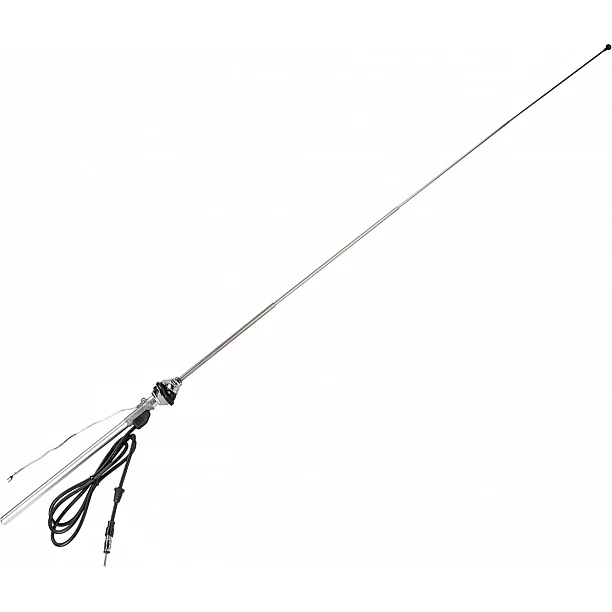Universele inzinkantenne AM/FM chroom grote kop (38mm) Universele inzinkantenne AM/FM chroom grote kop (38mm)